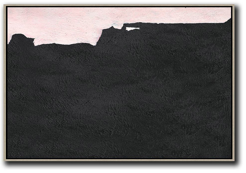 Oversized Canvas Art On Canvas,Hand-Painted Oversized Horizontal Minimal Art On Canvas,Acrylic On Canvas Abstract